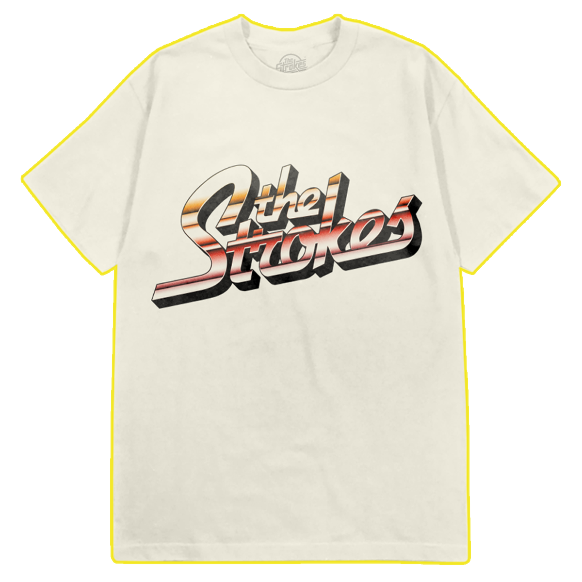 The Strokes Striped Logo Tee – The Strokes UK Merch