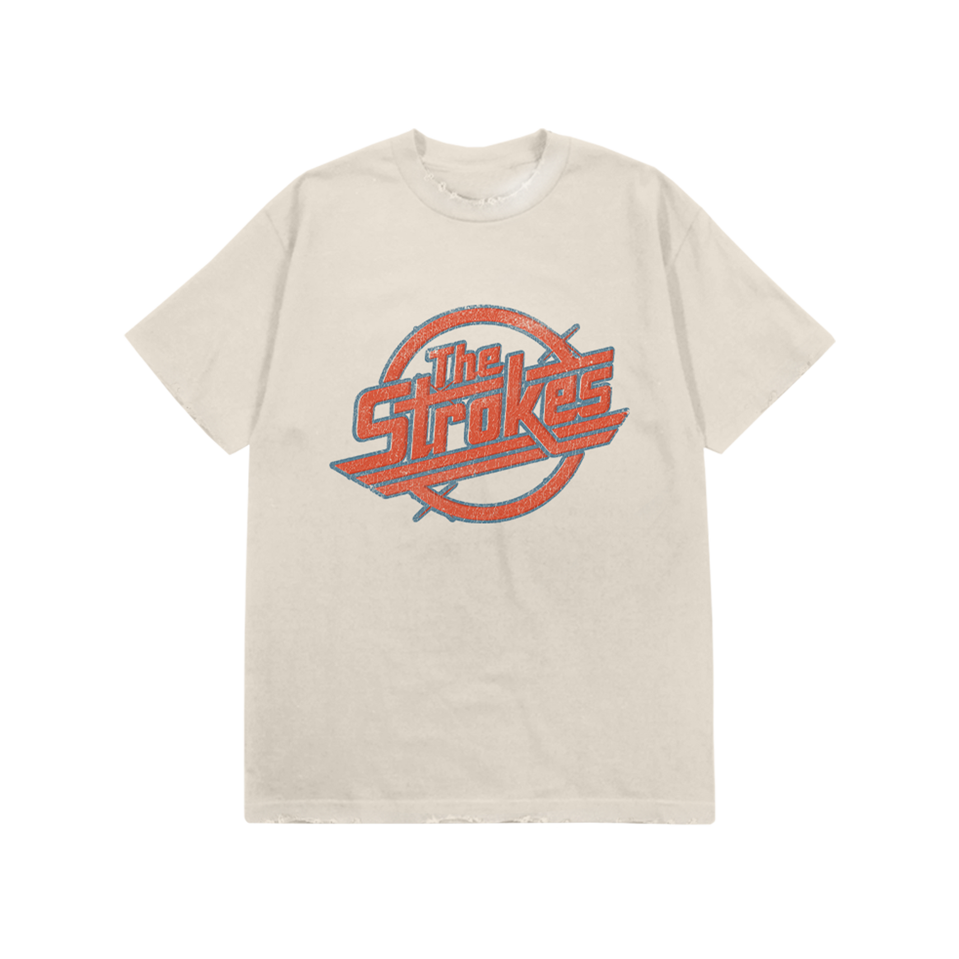 Vintage Magna Logo Distressed Tee – The Strokes UK Merch